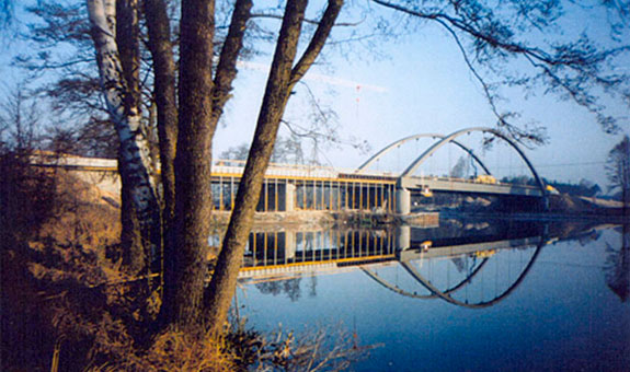 Brücke BW 3 im Zuge der Ortsumgehung Fürstenwalde über die Spree