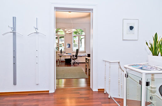 Blick in das Arbeitszimmer von Henning Schulze Blick in das Arbeitszimmer von Henning Schulze