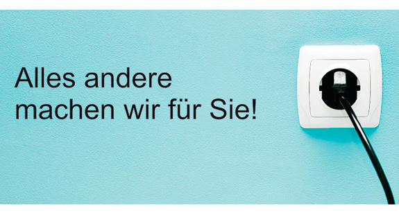 von A-Z von Antenne über Herd bis zum Zähler. Alles aus einer Hand