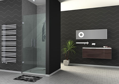Modernes Bad mit Dusche Modernes Bad mit Dusche