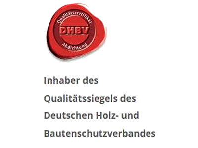 Wir sind Inhaber des Qualitätssiegels Wir sind Inhaber des Qualitätssiegels