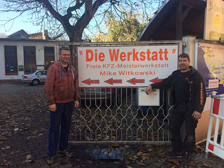 Mike Witkowski und Mitarbeiter