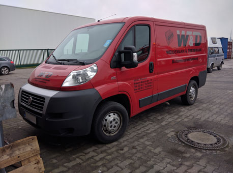 Firmenfahrzeug der Weidemann & Dresemann GmbH Firmenfahrzeug der Weidemann & Dresemann GmbH