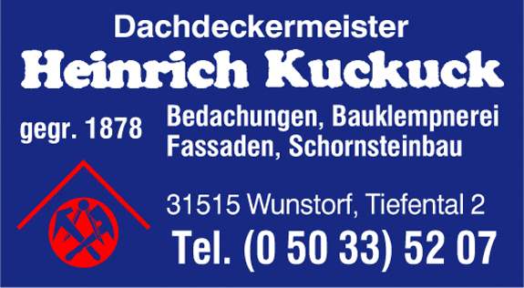 Bild 1 Kuckuck GmbH Bedachungen in Wunstorf