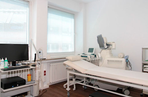 Ein Untersuchungsraum.