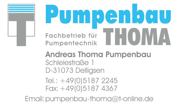 Andreas Thoma Pumpenbau Andreas Thoma Pumpenbau