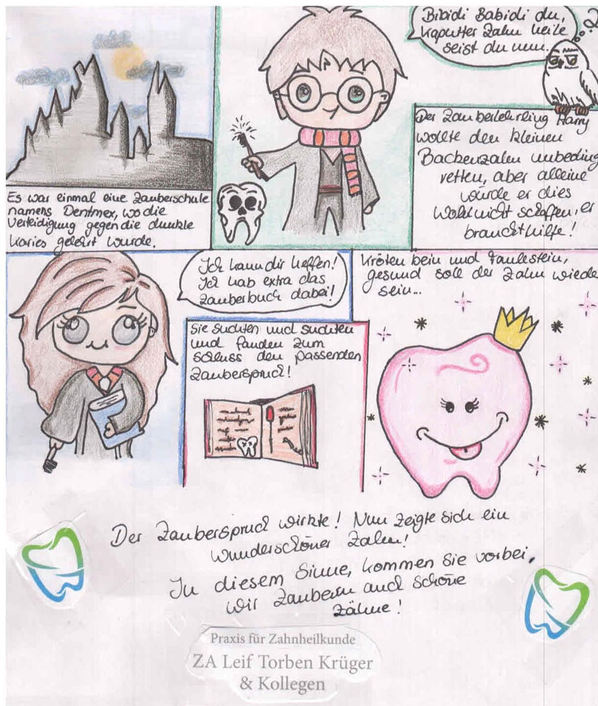 Zähne sind unsere Leidenschaft! Zahncomic by Justine Peschke Zähne sind unsere Leidenschaft! Zahncomic by Justine Peschke