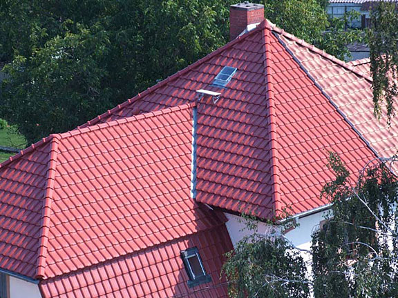 Dacheindeckung in vielen Farben möglich