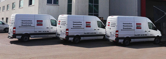 Fahrzeugflotte der bmt GmbH