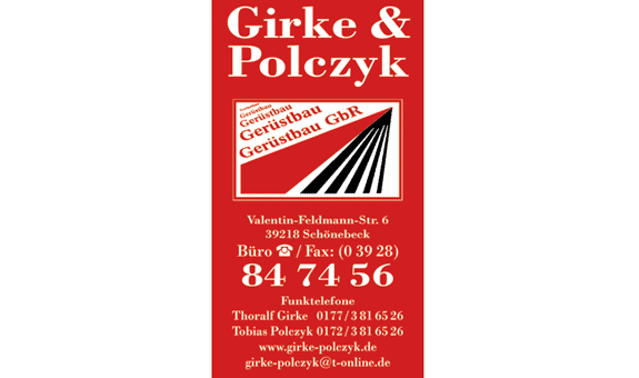 Girke & Polczyk Gerüstbau GbR Girke & Polczyk Gerüstbau GbR