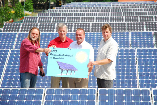 500. Photovoltaik-Anlage in Osnabrück 500. Photovoltaik-Anlage in Osnabrück