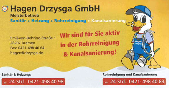 Sanitär, Heizung, Rohrreinigung, Kanalsanierung