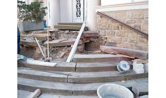 Modernisierung einer Treppe Modernisierung einer Treppe