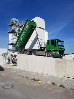 Containerdienst, Recyclinghof, Schüttgüter