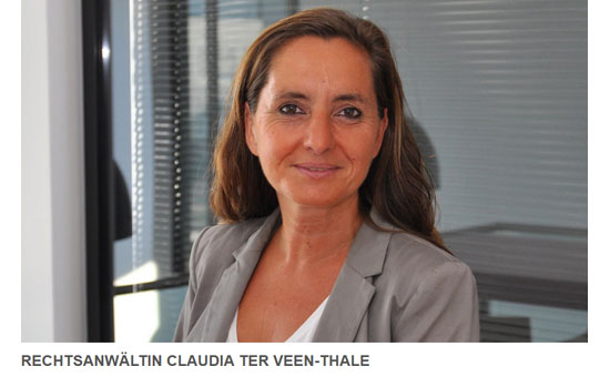 Rechtsanwältin Claudia ter Veen-Thale Rechtsanwältin Claudia ter Veen-Thale