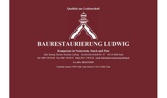 Baurestaurierung Ludwig - Kompetenz in Naturstein, Stuck und Putz