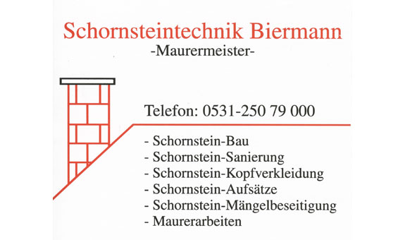 Bild 1 Biermann Schornsteintechnik in Braunschweig