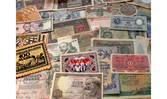 Antike Geldscheine und Zahlungsmittel - in sehr gutem Zustand