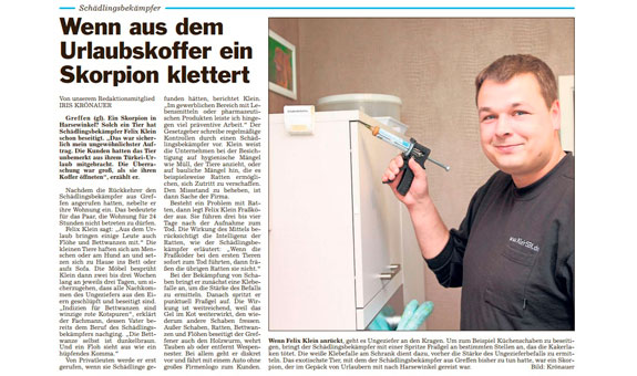 Bild 2 Klein Schädlingsbekämpfung in Versmold