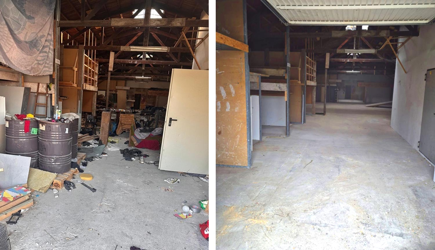 Wir übergeben besenrein