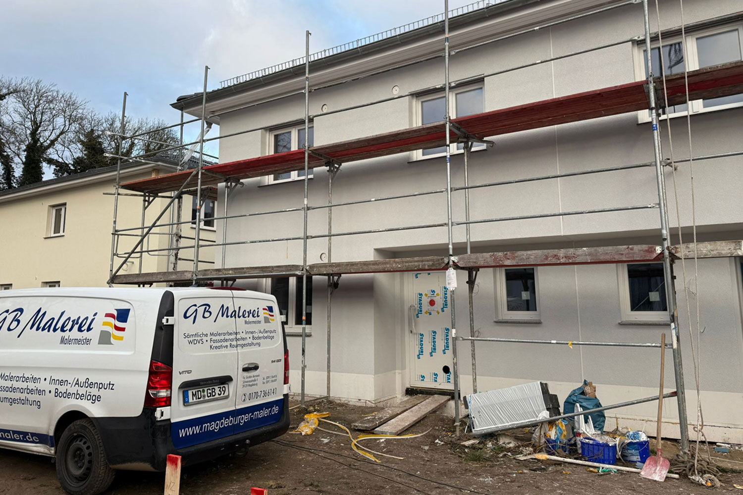 Fassadenarbeite bei Alt- und Neubauten