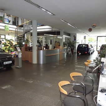 Willkommen im Verkaufsraum von Auto-Schneider aus Leipzig