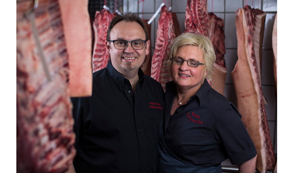 Heiko Brath, Metzgermeister und Meister-Fleischsommelier mit Ehefrau und Fleischexpertin Heike