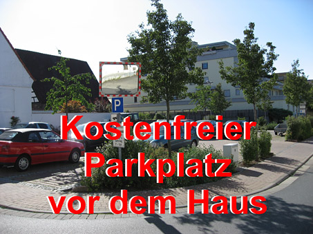 es stehen genügend Parkplätze zur Verfügung