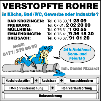 Rizzardi Rohrreinigung - Fachbetrieb seit 1992