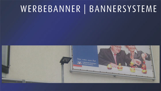 Werbebanner/ Bannersysteme