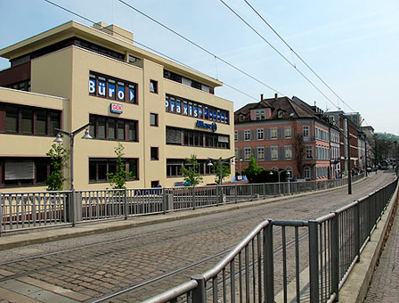 unsere Physiotherapiepraxis in der Bertoldstraße 65 in 79098 Freiburg