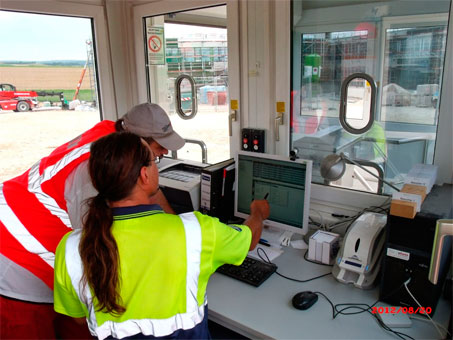 Logistik auf Großbaustellen