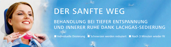 Behandlung bei tiefer Entspannung und innere Ruhe Dank Lachgas-Sedierung