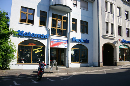 Besuchen Sie uns in unserem Motorradhaus.