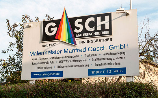 Unser Firmenschild