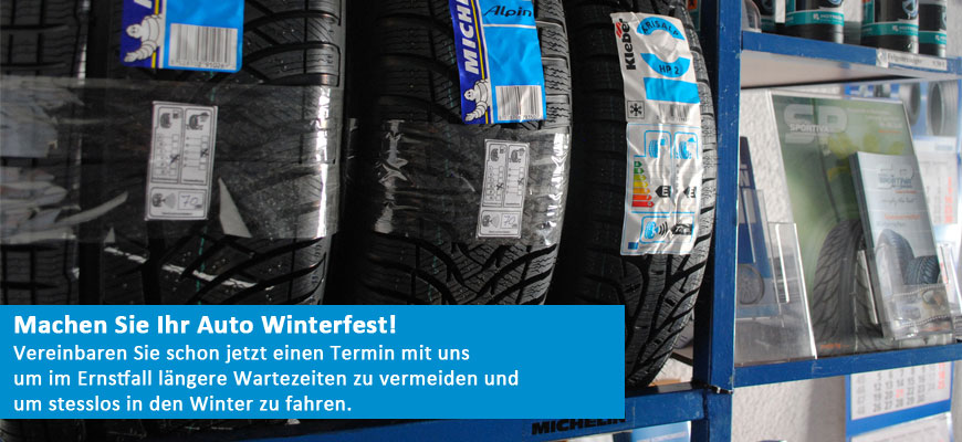 Wir machen Ihr Auto Winterfest