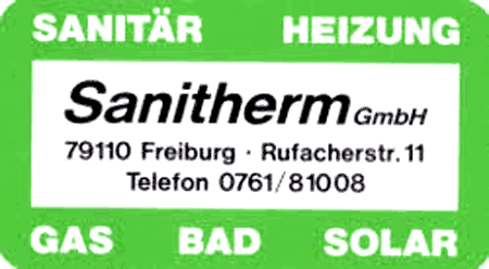 Sanitherm GmbH Sanitär-Heizung-Bad-Gas-Solar in Freiburg im Breisgau - Logo