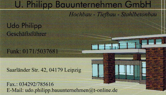 U. Philipp Bauunternehmen GmbH in Leipzig - Logo