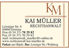 Lokale Empfehlung Kaufmann u. Stärk Rechtsanwälte