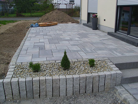 Pflasterarbeit für Terrasse Pflasterarbeit für Terrasse