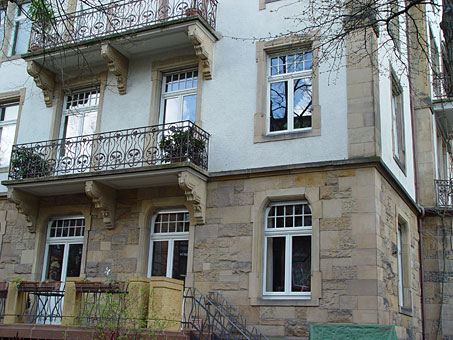 Fenster für Haus im Jugendstil