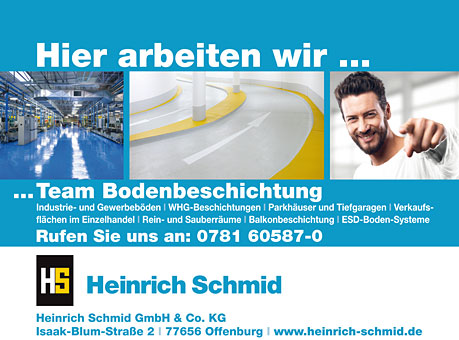 Bild 9 Heinrich Schmid GmbH & Co.KG in Offenburg Bild 9 Heinrich Schmid GmbH & Co.KG in Offenburg