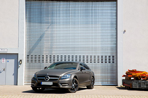 Mercedes CLS matte charcoal metallic