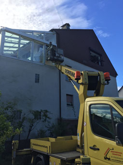 Glas- und Fensterreinigung mit und ohne Rahmen