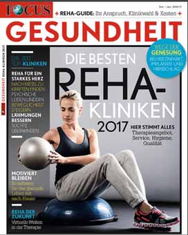 FOCUS - Die besten Rehakliniken 2017