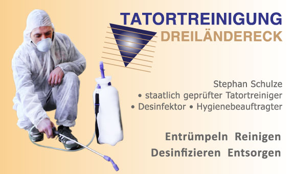 Tatortreinigung Dreiländereck