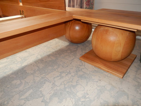 Doppelbett mit Nachttischen, Massivholz Buche geoelt Doppelbett mit Nachttischen, Massivholz Buche geoelt