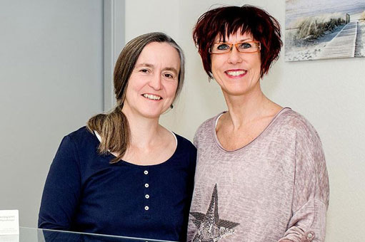 Frau Herrling-Schnell und Frau Berberich - Die neue Physiotherapie-Praxis in Wiesloch