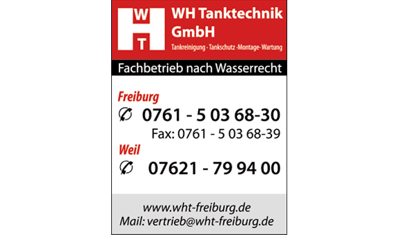 WH Tanktechnik Freiburg - Tankreinigung, Tankschutz