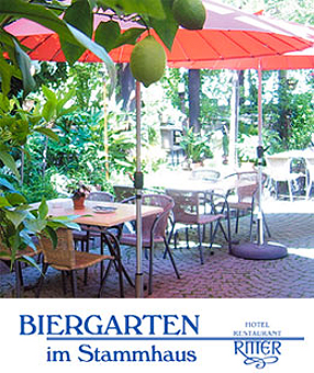 Biergarten im Stammhaus